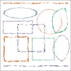Torn frames - vector set