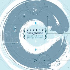 Abstract vector illustration live grunge style backdrop N5