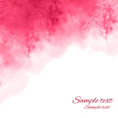 Watercolor pink background texture with space for text