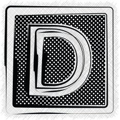 Polka Dot Font LETTER d N2