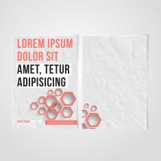 Flyer template back and front design N13