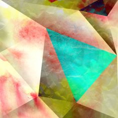 Watercolor Abstract Geometric Pattern N2
