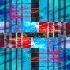 Abstract geometric pattern N258
