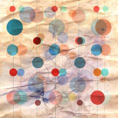 Abstract geometric pattern of circles N4