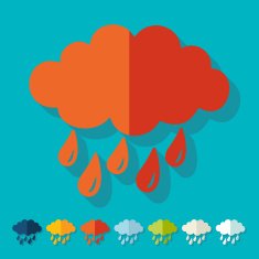 Flat design cloud N15