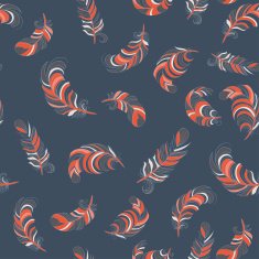 fluffy feathers seamless