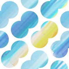 Seamless blue watercolor pattern