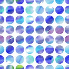 Seamless blue watercolor pattern N4