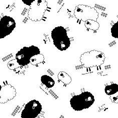 pattern of pretty sheep N8