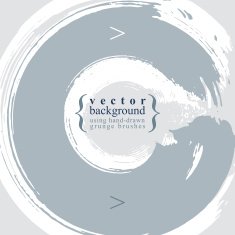 Vector background abstract brush live style vector illustration