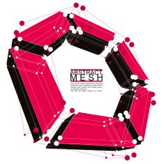 Abstract vector background modern style technology and science N2