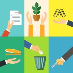 Business hands icons N14