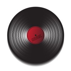 music disc vector illustration