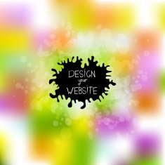 Blurred background Unfocused and Editable vector