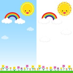 Sun Rainbow and Cloud 001