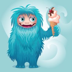 horrible monster Yeti N3