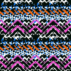 Grunge hand painted vector seamless pattern