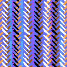 Chevron hand painted vector seamless pattern N7