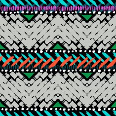 Grunge hand painted vector seamless pattern N6