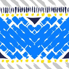 Grunge hand painted vector seamless pattern N8