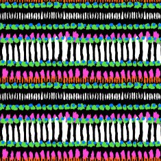 Ethnic hand painted vector seamless pattern N7