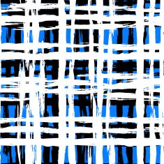 Hand painted plaid pattern N2