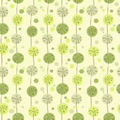 Dandelions seamless pattern