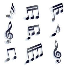 Musical notes set N2