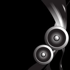 Vector music background N7