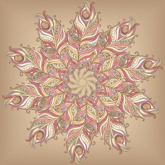 Doily round lace pattern N4