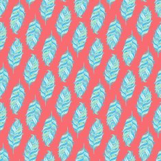 Vector Seamless pattern with decorative featherÂ N7