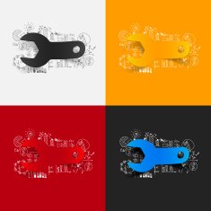 Drawing business formulas wrench N4
