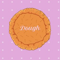 vector pastry dough for pizza or pie N4