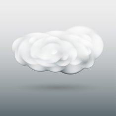 Fluffy cloud with shadow N2