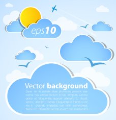 Weather background Blue sky with clouds N4