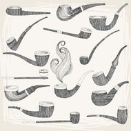 Set of tobacco pipes N2
