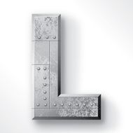 Metal Letter L