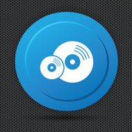 Disk button vector