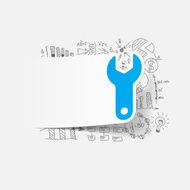 Drawing business formulas wrench N20