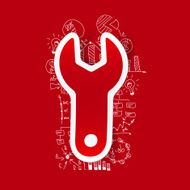 Drawing business formulas wrench N21