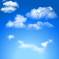 blue sky with clouds N33