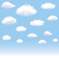 clouds in blue sky