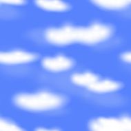 Seamless cloudy sky