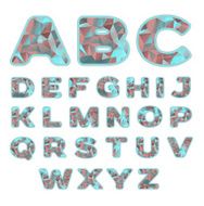 neon prism alphabet