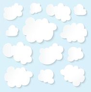 Fluffy clouds