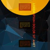 Abstract polygonal space background N2