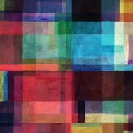 Colorful Abstract Block Composition