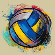 Colorful Volleyball N2