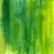 Bright Green and Yellow Art