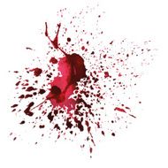 watercolor magenta blotch